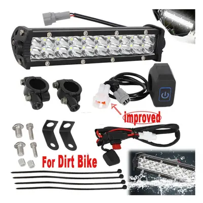 Upgraded Plug-N-Play Dirt Bike Led Headlight Light Bar Kit For CRF250F