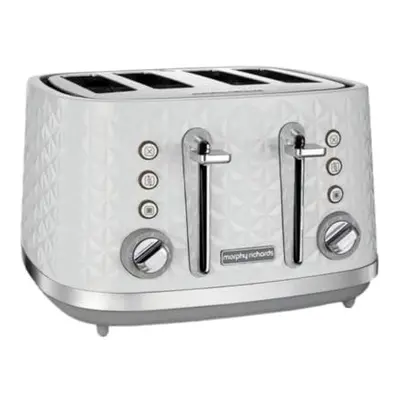 Morphy Richards Vector Slice Toaster White Four Slice Toaster White Toaster