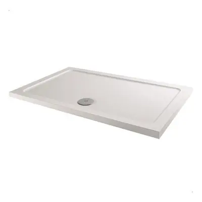 Modern Rectangle Shower Tray x 700mm Low Profile Slimline Lightweight White