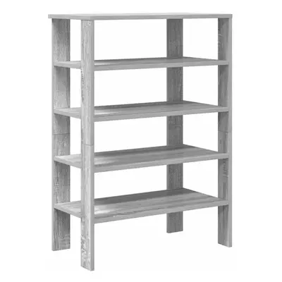 (grey sonoma, 87.5 cm) vidaXL Shoe Rack Old Wood 61x32x105 cm Engineered Wood shoe storage shoe 