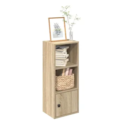 vidaXL Bookcase Sonoma Oak 31x24x77 cm Engineered Wood bookshelf book case