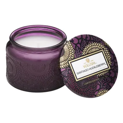 Voluspa Santiago Huckleberry Petite Candle Jar 3.2 Ounce Hour Burn Time All Natural Wicks and Co