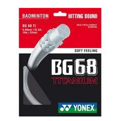 YONEX Badminton String BG68 Titanuim Solf Feeling