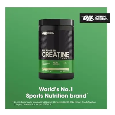 Optimum Nutrition Micronised Creatine Powder 100% Pure Creatine Monohydrate Powder for Performan