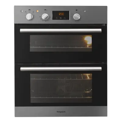 HOTPOINT Class DU2 IX Electric Built-under Double Oven - Stainless Steel, Stainless Steel