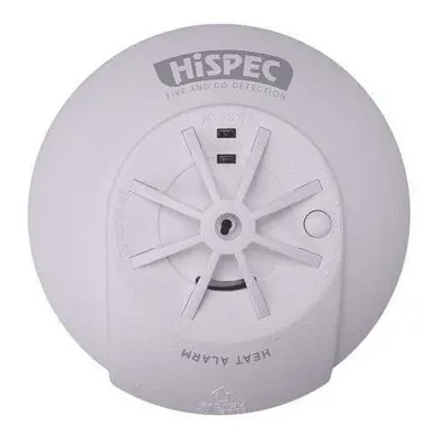 Hispec Mains Heat Alarm - Radiofrequency w/10yrlithium PRO