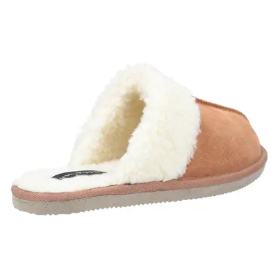 (Brown, (Adults')) Hush Puppies Arianna Suede Women's Tan Slippers