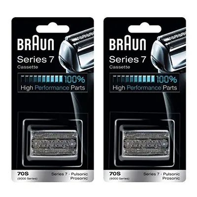 BRAUN 70S Series Pulsonic Prosonic Shaver Foil & Cutter Head Replacement Cassette Cartridge, Pac