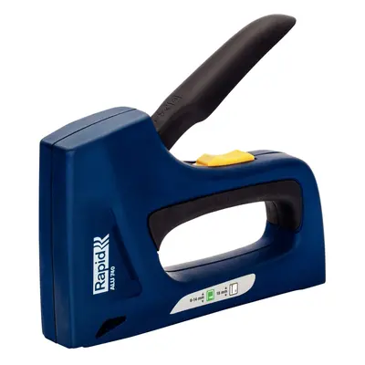 Heavy Duty Dual Staple Gun ALU740 for No. Staples and No. Brads, Manual Staple Gun with 2-Step F