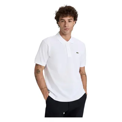 Lacoste Mens Short Sleeve L.12.12 Pique Polo Shirt White 4X-Large