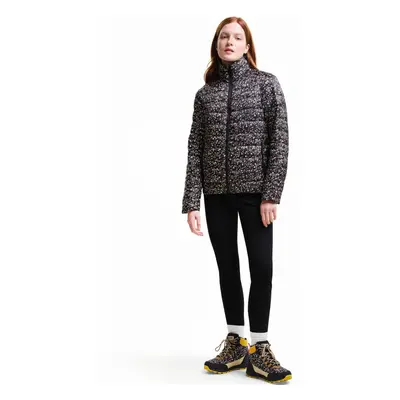 (14, Black) Regatta Womens Orla Kiely Printed Baffled Water-Repellent Padded Jacket