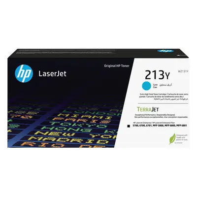 HP W2131Y/213Y Toner cartridge cyan extra High-Capacity, 12K pages...