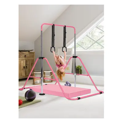 (5?Pink) Adjustable Kid Gymnastics Bar Training Bar