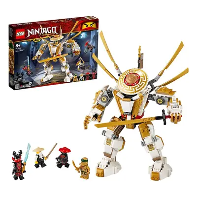 LEGO NINJAGO Legacy Golden Mech Action Figure with Lloyd, Wu and General Kozu