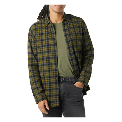 Amazon Essentials Men's Long-Sleeve Flannel Shirt (Available in Big & Tall) Olive XX-Large