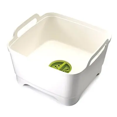 Joseph Joseph Wash and Drain Washing Up Bowl - White/Green