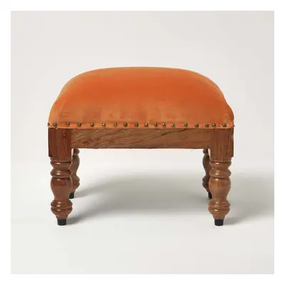 (Orange, x x cm) Mable Velvet Footstool