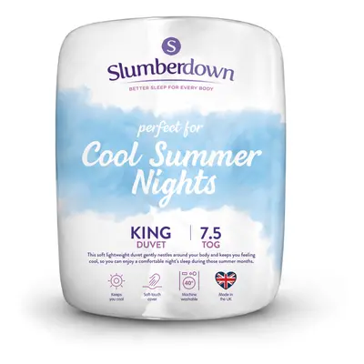 (King, 7.5) Slumberdown Cool Summer Nights Duvet UK Made