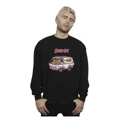 (XXL, Black) Scooby Doo Mens Mystery Machine Van Sweatshirt