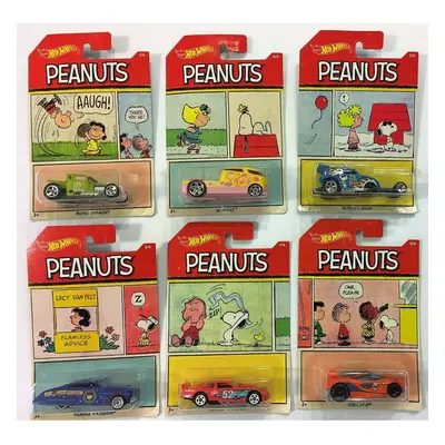 2017 Hot Wheels PEANUTS Complete Set Of : CHARLIE BROWN (Bone Shaker) SNOOPY (Altred Ego) LUCY (