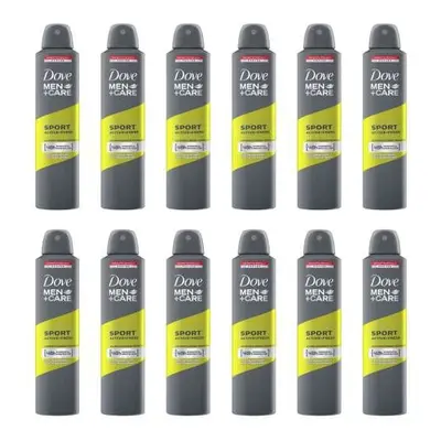 Dove Men+Care Sport Active+Fresh Anti-Perspirant Deodorant Spray 250ml (Pack of 12)