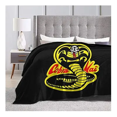 Baulred COBRA KAI 80s original classic logo Ultra- Soft Fluffy Micro Fleece Flannel Blanket 60""