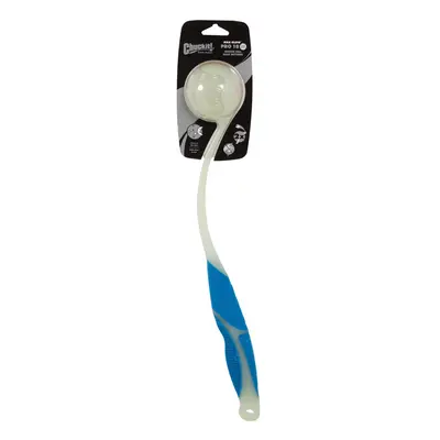 Chuckit! Pro Max Glow 18M Hands Free Dog Ball Pick Up & Throw Glow In The Dark Launcher With Med