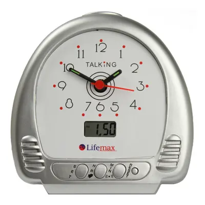 Talking Alarm Clock with Analogue Face and LCD Screen