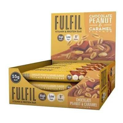 Fulfil Vitamin and Protein Chocolate Peanut & Caramel Flavour g Protein Bar, x g