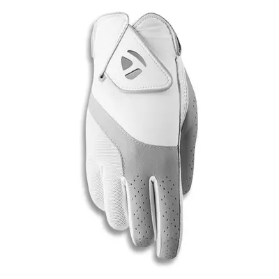 TaylorMade Kalea Women's Golf Glove White/Gray Worn on Right Hand Small