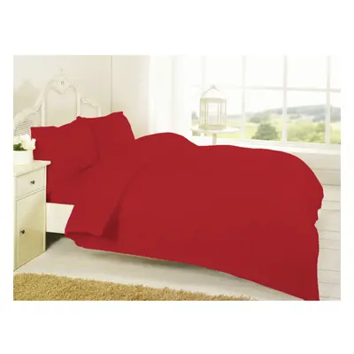 (Red, Super King ) Egyptian Cotton Duvet Cover Set Thread