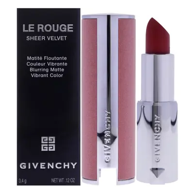 Le Rouge Sheer Velvet Matte Lipstick - L Interdit by Givenchy for Women - 0.12 oz Lipstick