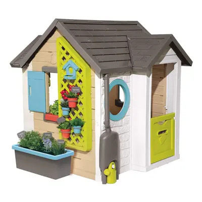 SMOBY KIDS GARDEN PLAYHOUSE WITH ACCESSORIES (1.3M TALL)