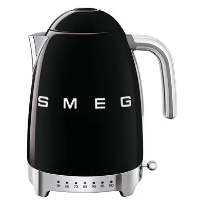 Smeg 50's Retro KLF04BLUK Kettle with Temperature Selector - Black