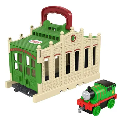 Thomas & Friends Connect & Go Shed And Push-Along Train Engines For Preschool Kids Ages Years An