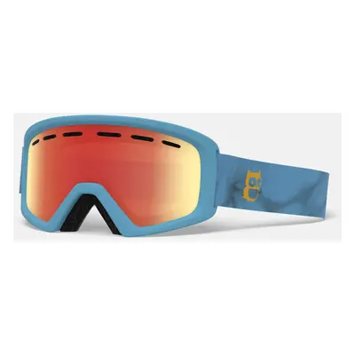 Giro Rev Youth Snow Goggles - Tie Dye Namuk Strap with Amber Scarlet