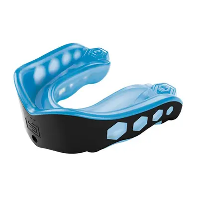 Shock Doctor Gel Max Mouth Guard, Heavy Duty Protection & Custom Fit, Adult, Blue/Black