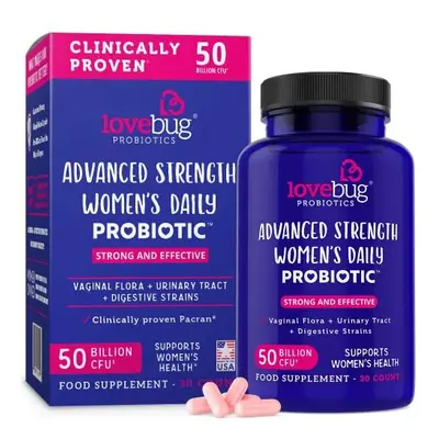 Lovebug Advanced Strength Women's Probiotic | Clinically Studied Ingredients | Multi-Strain Bill