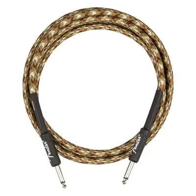 FenderÂ® Professional Series Instrument Cable Desert Camo Instrument Cable Straight Jack Metres