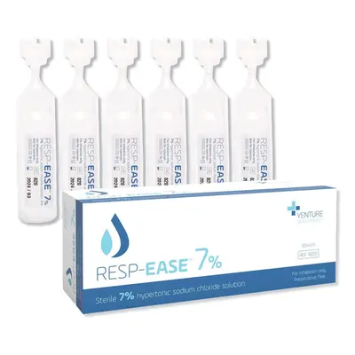 7% Sterile Hypertonic Saline Solution for Inhalation via Nebuliser - Helps Clear Airways and Con