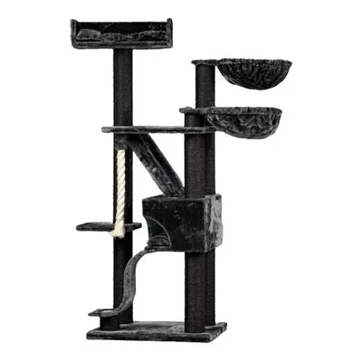 RHRQuality Cat Tree Kilimandjaro de luxe Plus Blackline Dark Grey