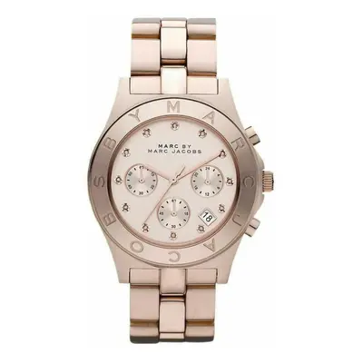 Marc Jacobs Blade Ladies WatchÂ¦Chronograph Rose Gold DialÂ¦Stainless BandÂ¦MBM3102