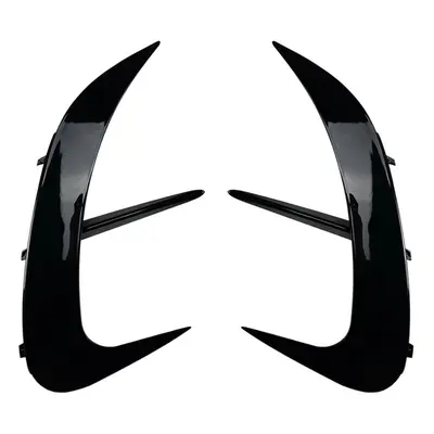 For C-Class W206 C200 C220 C260 C300 2022+ Rear Bumper Lip Spoiler Side Outlet Cover Trim Black