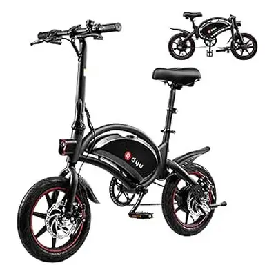 DYU D3F Folding Electric Bike - 14" Wheels, 250W Motor, 36V Battery