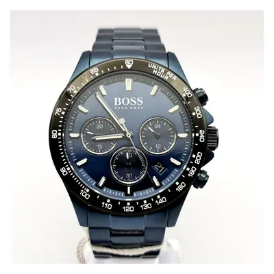 NEW HUGO BOSS HERO SPORT MENS WATCH STAINLESS STEEL BLUE TONE