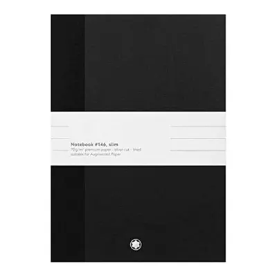 Notebook#146 Slim, black, lined