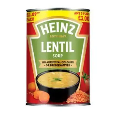 Heinz Lentil Soup 400g (Pack of 12)