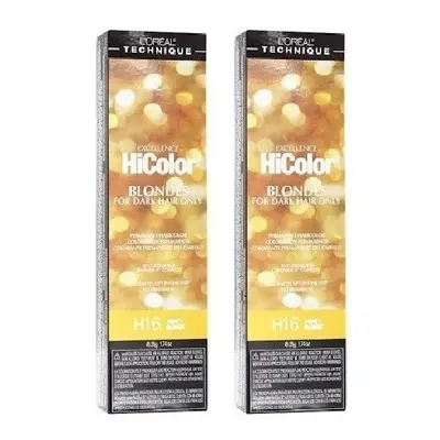 (H16 - (2pks)) L'Oreal Honey Blonde H16 Excellence HiColor BLONDES For Dark Hair Only