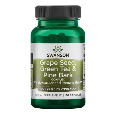 Swanson Grape Seed Green Tea & Pine Bark Complex - caps