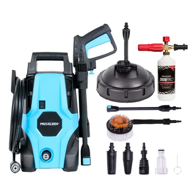 Pressure Washer wirt Rotary Brush, Patio cleaner & Snow Foam Lance